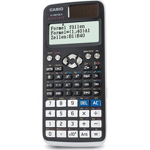 Casio Casio wetenschappelijke rekenmachine FX-991DECW, Duitstalige versie
