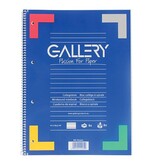 Gallery Gallery spiraalblok ft A4, gelijnd, 80 vel, 4-gaats