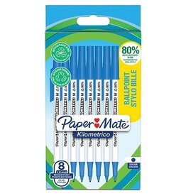 Paper Mate Paper Mate balpen Kilometrico, medium 8st. blauw