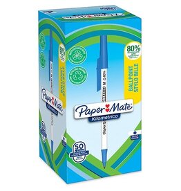 Paper Mate Paper Mate balpen Kilometrico, medium, doos van 50st., blauw