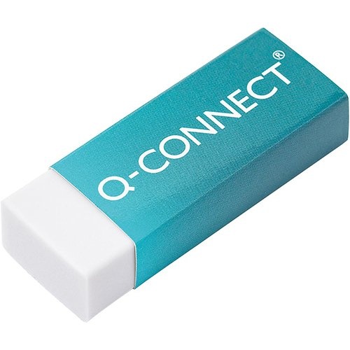 Q-CONNECT Q-CONNECT gum, PVC vrij, wit