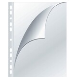 Q-CONNECT Q-CONNECT geperforeerde showtas A4 11-gaatsperforatie gekorreld 80 micron pak van 100 stuks