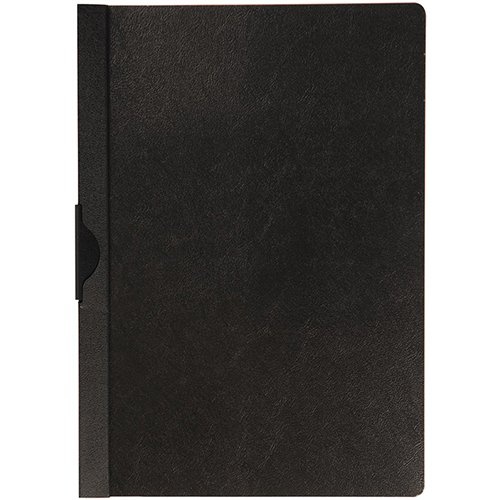 Q-CONNECT Q-CONNECT Klemmap metalenclip A4 30 vel Transparant zwart