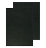 Q-CONNECT Q-CONNECT dekblad A4 leder 250 grams 100 stuks zwart