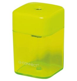 Q-CONNECT Q-CONNECT potloodslijper, 1 gaats, geassorteerde kleuren