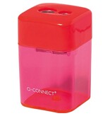 Q-CONNECT Q-CONNECT potloodslijper 2 gaats geassorteerde kleuren