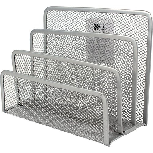 Q-CONNECT Q-CONNECT briefhouder 3 delig metaal zilver