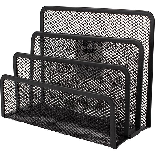 Q-CONNECT Q-CONNECT briefhouder 3 delig metaal zwart