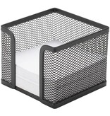 Q-CONNECT Q-CONNECT memokubus, metaal, zwart