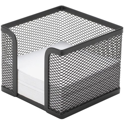 Q-CONNECT Q-CONNECT memokubus, metaal, zwart