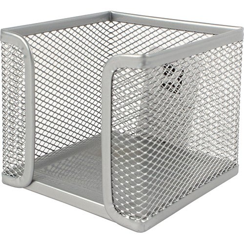 Q-CONNECT Q-CONNECT memokubus metaal zilver