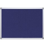 Q-CONNECT Q-CONNECT textielbord, met aluminium frame, 90 x 60 cm, blauw