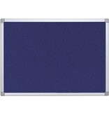 Q-CONNECT Q-CONNECT textielbord met aluminium frame 90 x 60 cm blauw