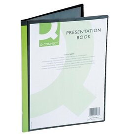 Q-CONNECT Showalbum Pers A4 10P Zw [1st]