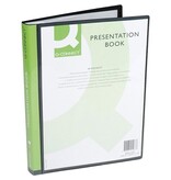 Q-CONNECT Q-CONNECT showalbum personaliseerbaar A4 40 tassen zwart