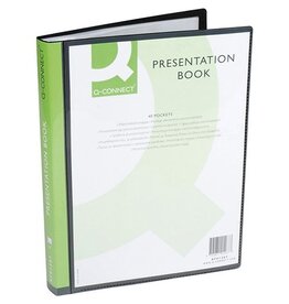Q-CONNECT Showalbum Pers A4 40P Zw [1st]