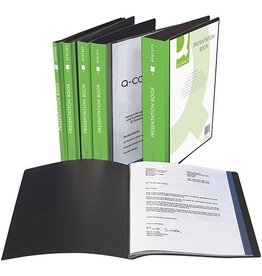 Q-CONNECT Showalbum Pers A4 60P Zw [1st]