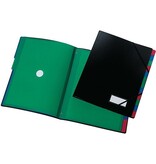 Q-CONNECT Q-CONNECT voorordner PP A4 12 vaks zwart