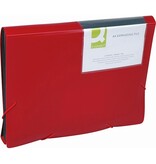 Q-CONNECT Q-CONNECT voorordner, A4, PP, met 13 vakken, elastieksluiting, rood