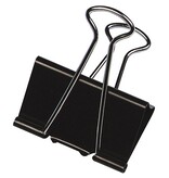 Q-CONNECT Q-CONNECT foldbackclip, zwart, 24 mm, doosje van 10 stuks