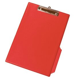 Q-CONNECT Q-CONNECT klemplaat, PP, ft A4, rood