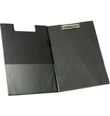 Q-CONNECT Q-CONNECT klemplaat, PP, ft A4, dubbel, zwart