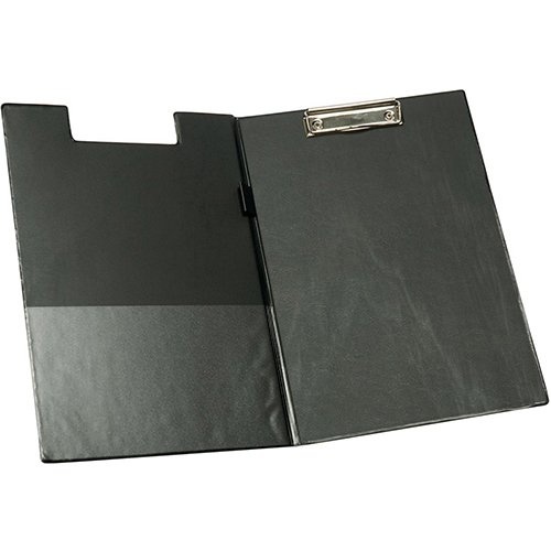 Q-CONNECT Q-CONNECT klemplaat, PP, ft A4, dubbel, zwart