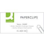 Q-CONNECT Q-CONNECT papierklemmen, 26 mm, doos van 100 stuks