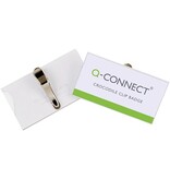 Q-CONNECT Q-CONNECT badge met krokodillenklem 75 x 40 mm