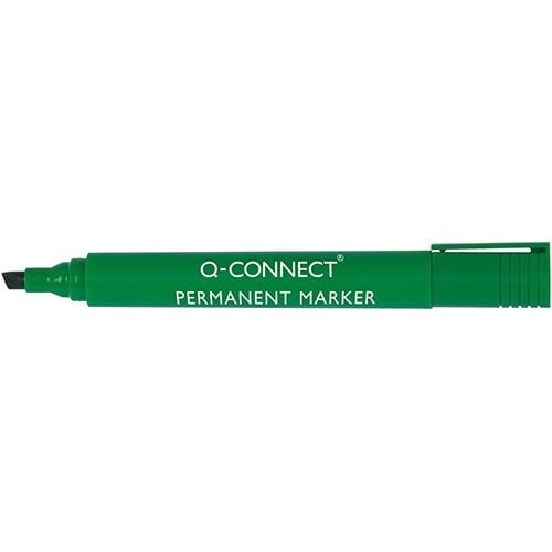 Q-CONNECT Q-CONNECT permanent marker, 2-5 mm, schuine punt, groen