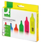 Q-CONNECT Q-CONNECT markeerstift, pak van 6 stuks in geassorteerde kleuren