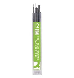 Q-CONNECT Q-CONNECT potloodstiften 0,9 mm HB etui van 12 stuks