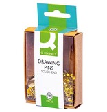 Q-CONNECT Q-CONNECT punaises, doosje van 120 stuks, messing