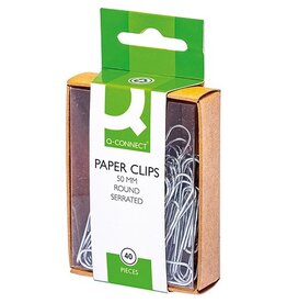 Q-CONNECT Q-CONNECT papierklemmen, 50 mm, doos van 40st.