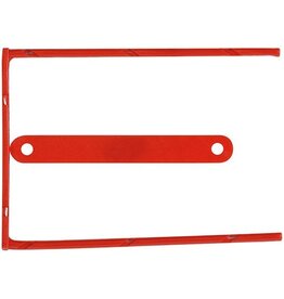 Q-CONNECT Q-CONNECT archiefbinder D-clip, doos van 100 stuks, rood