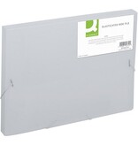 Q-CONNECT Q-CONNECT elastobox, met elastieken, A4, rug 25 mm, transparant