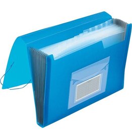 Q-CONNECT Q-CONNECT voorordner, A4, PP, transparant blauw