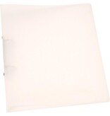 Q-CONNECT Q-CONNECT ringmap, PP, 2 ringen, 25 mm, transparant