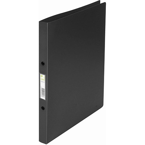 Q-CONNECT Q-CONNECT ringmap, PP, 2 ringen, 16 mm, zwart