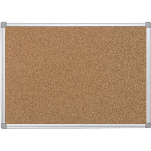 Q-CONNECT Q-CONNECT kurkbord, met aluminium frame, 60 x 45 cm