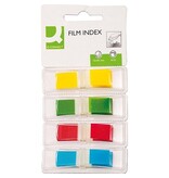 Q-CONNECT Q-CONNECT index mini, ft 12,5 x 45 mm, 4 x 35 tabs, geassorteerde kleuren