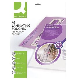 Q-CONNECT Lamineeretui 125M A3 25X [1st]