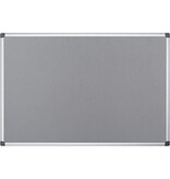 Q-CONNECT Q-CONNECT textielbord met aluminium frame 60 x 45 cm grijs