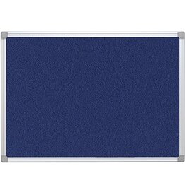 Q-CONNECT Q-CONNECT textielbord met aluminium frame 60 x 45 cm blauw