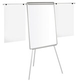 Q-CONNECT Q-CONNECT flipover, ft 70 x 100 cm, met uitschijfbare armen, uit staal, magnetisch, driepoot