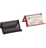 Q-CONNECT Q-CONNECT visitekaartenhouder 11 x 7,5 x 5 cm metaal zwart