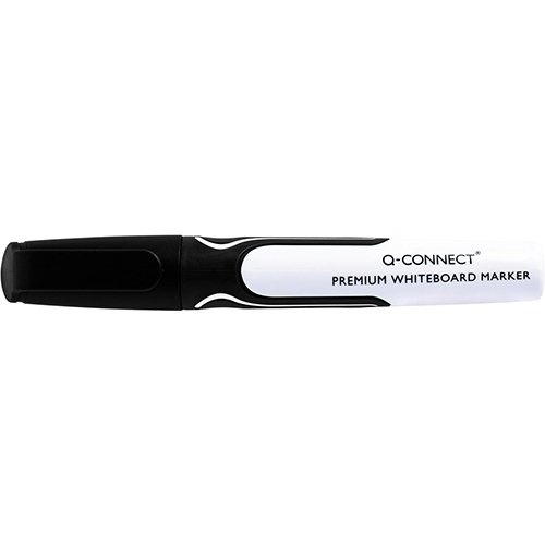 Q-CONNECT Q-CONNECT Permium whiteboard marker, 3 mm, ronde punt, zwart