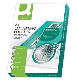 Q-CONNECT Q-CONNECT lamineeretui A4 2x 250 micron 100 stuks