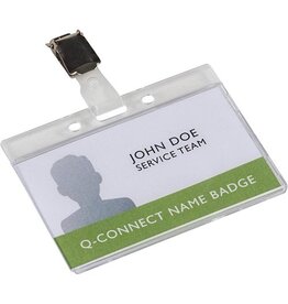 Q-CONNECT Q-CONNECT badge met clip 85 x 54 mm