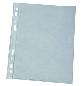 Q-CONNECT Q-CONNECT geperforeerde showtas A4 11-gaatsperforatie glashelder 100 micron